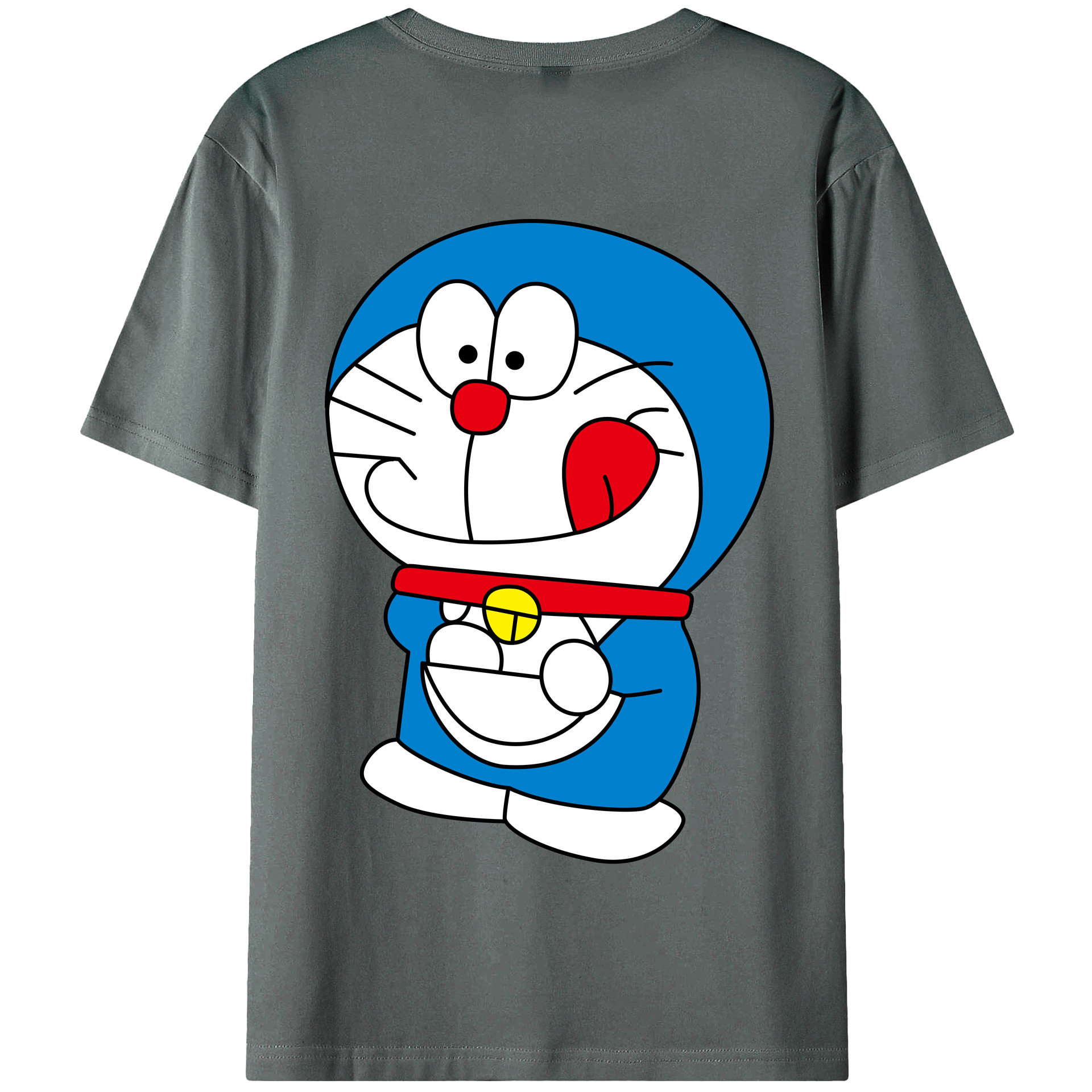 （画像用） ドラえもん Doraemon 綿100％半袖Tシャツ（背面プリント）